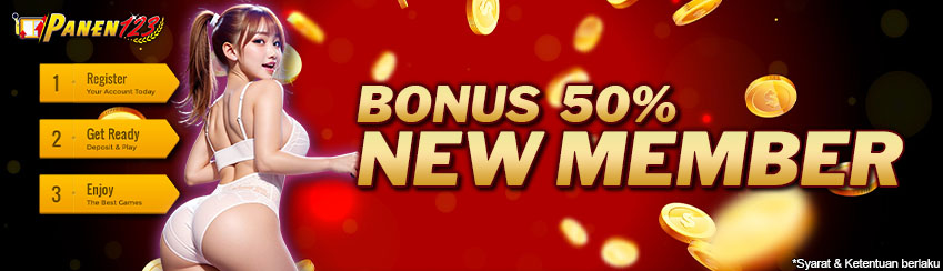 Bonus New Member 50% PANEN123