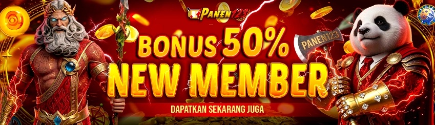 Bonus New Member 50% PANEN123